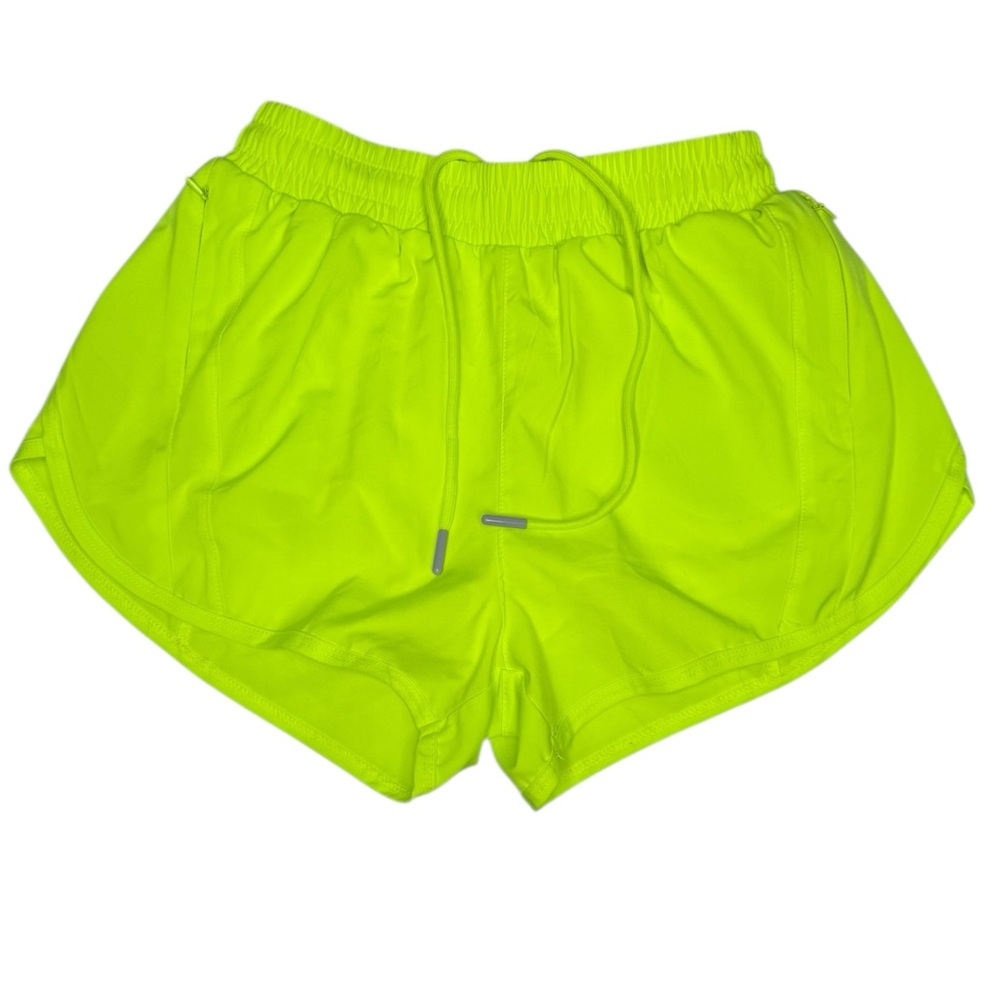 Lululemon High-Rise Lined Short 2.5” Highlight Yellow - Size 4